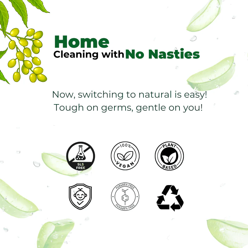 Bio Enzyme Handwash | Neem Aloe Natural Hand Wash 1 litre - Image 4