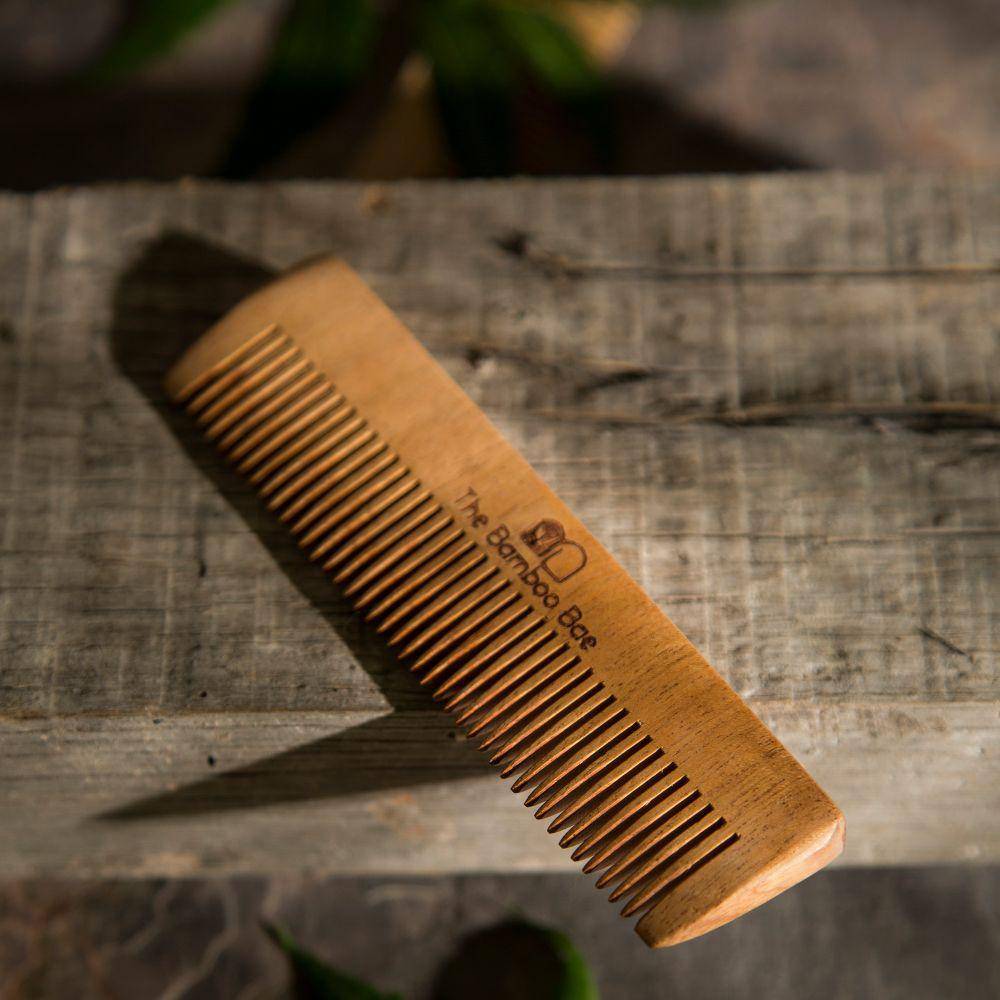 Size Comb | Travel Comb | Hand Made Neem Comb | Pocketade - Image 3