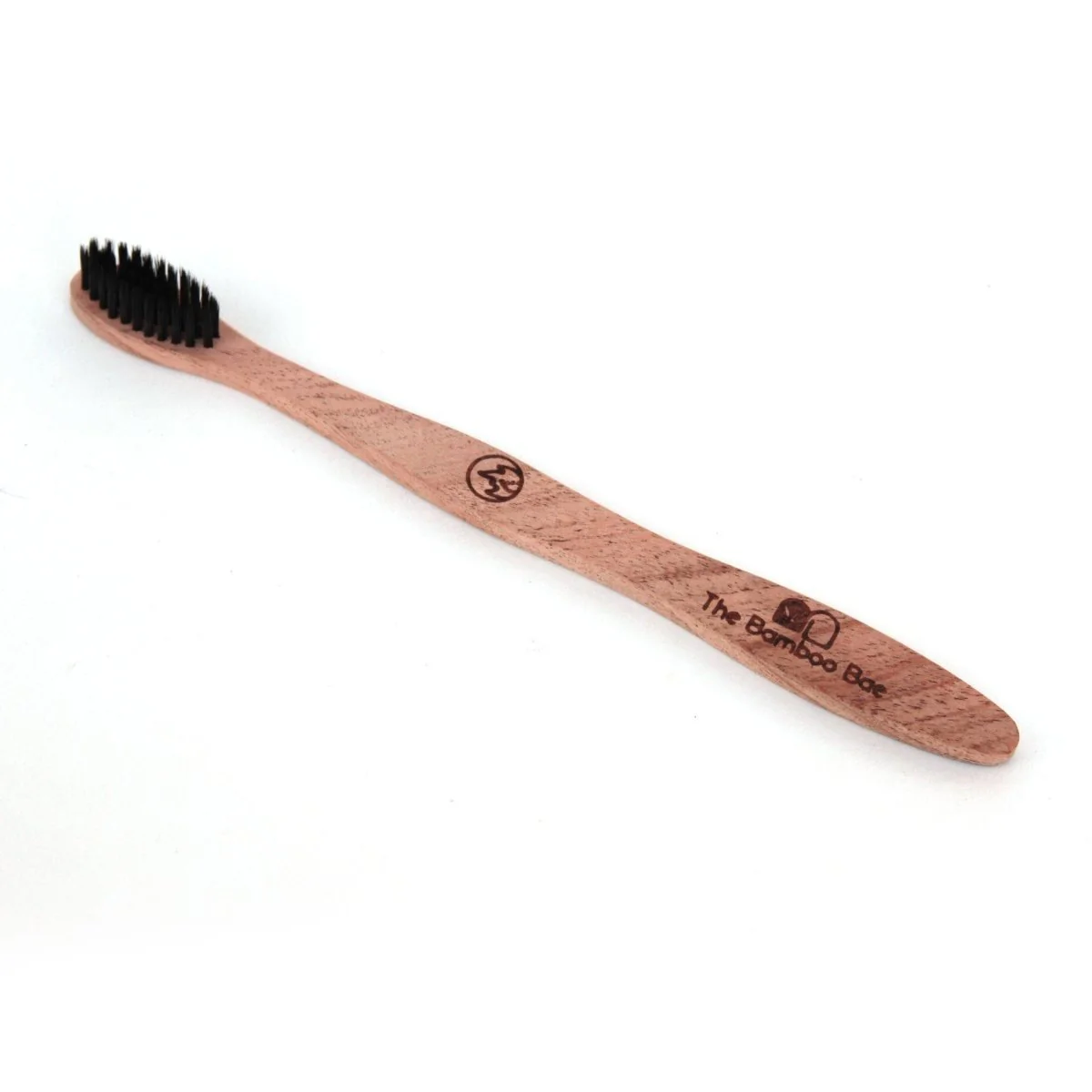 Neem Wood Toothbrush | Curve Handmade Handle | Charcoal Infused Bristles Antibacterial Properties - Image 4