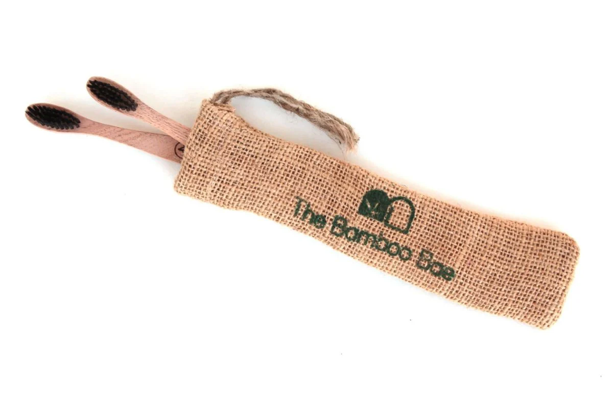 Neem Wood Toothbrush | Curve Handmade Handle | Charcoal Infused Bristles Antibacterial Properties - Image 5