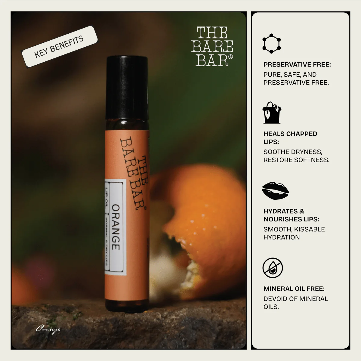 Nourishing Orange Lip Oil for Soft and Supple Lips - Image 3