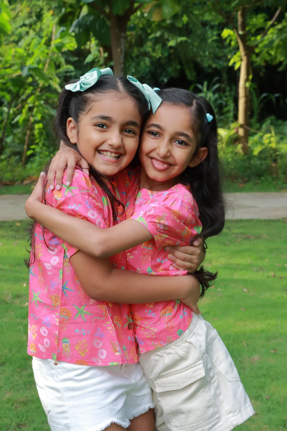 100% Cotton Ocean Pop Top for Girls - Image 2