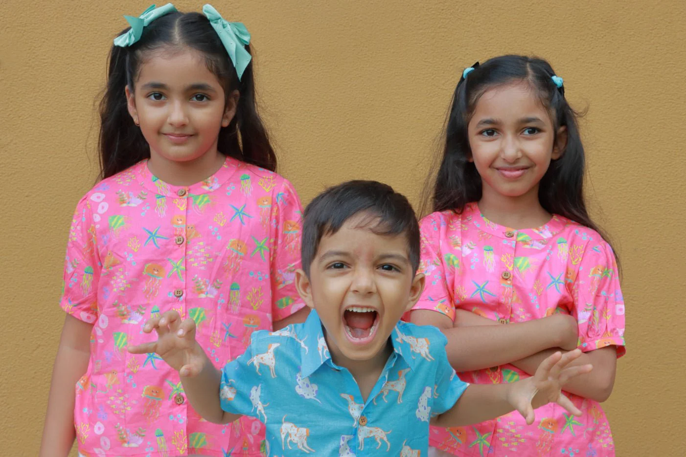 100% Cotton Ocean Pop Top for Girls - Image 5