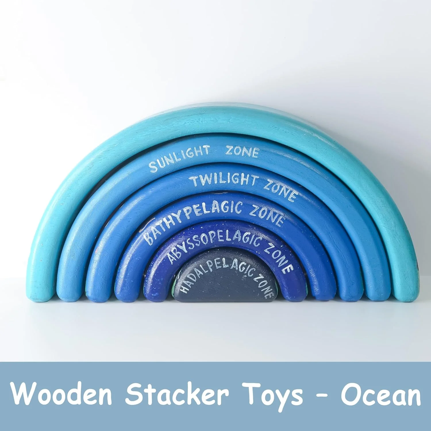 Ocean Zone Wooden Stacker - Image 7