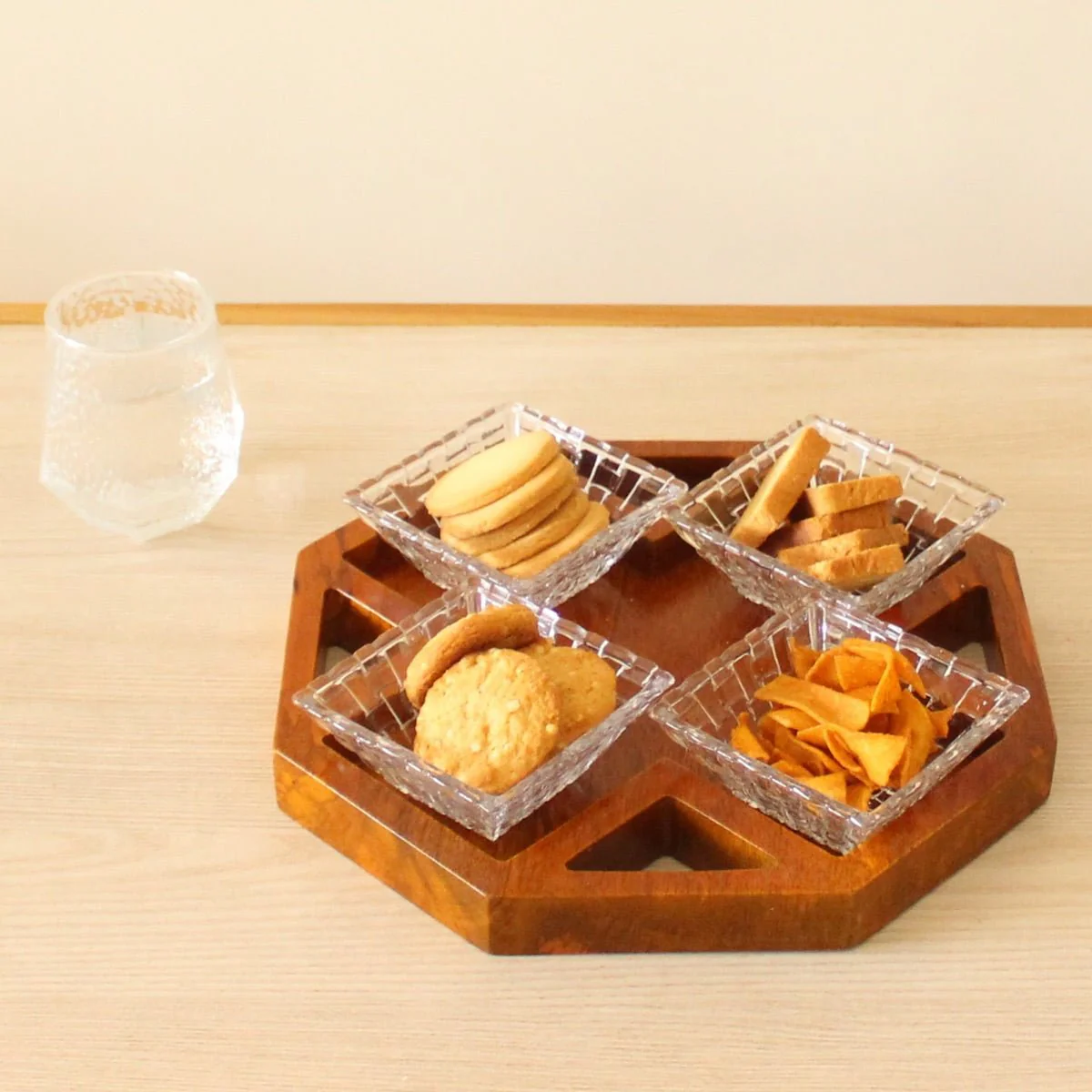 Octagonal Wooden Platter 2.0