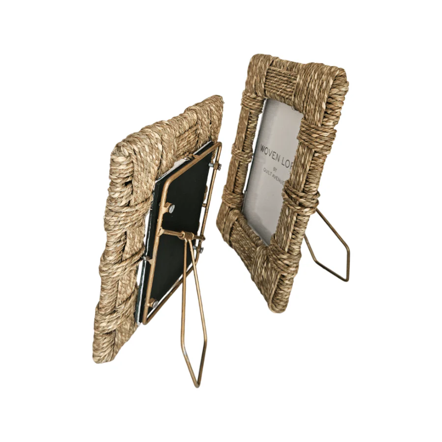 Odesa Handcrafted Wicker Frame – Natural Home Decor Accent - Image 2