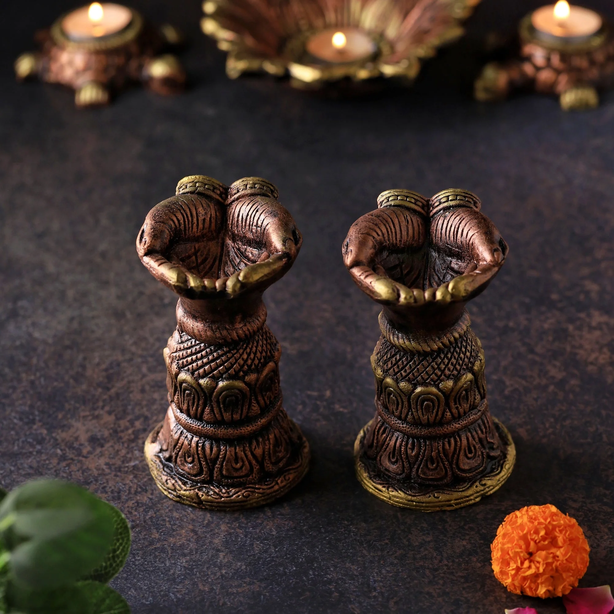 Open Hand Set Of 2 - Diwali Decoration & Festival Lighting - Image 4