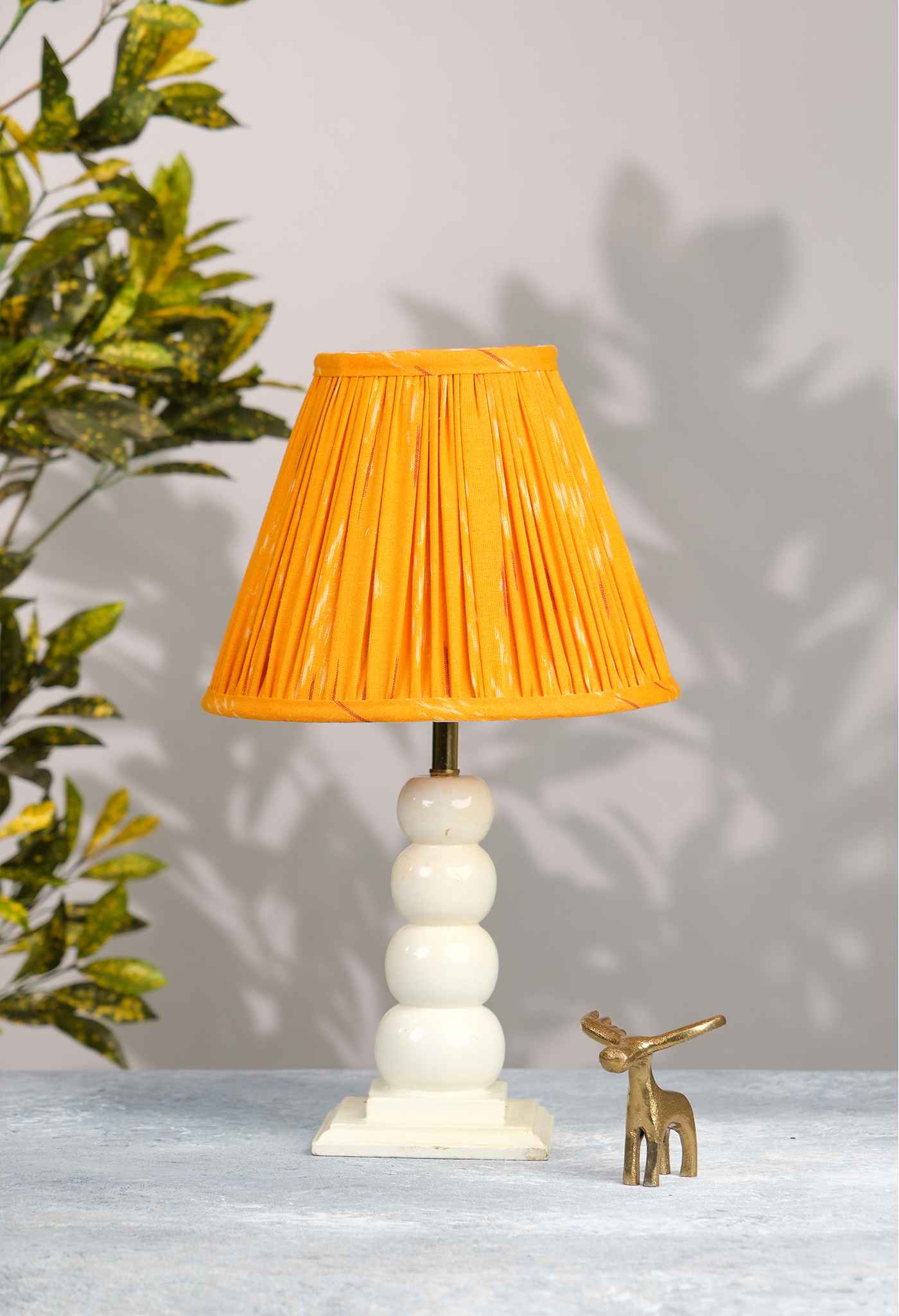 Orange Ikat Empire Lampshade