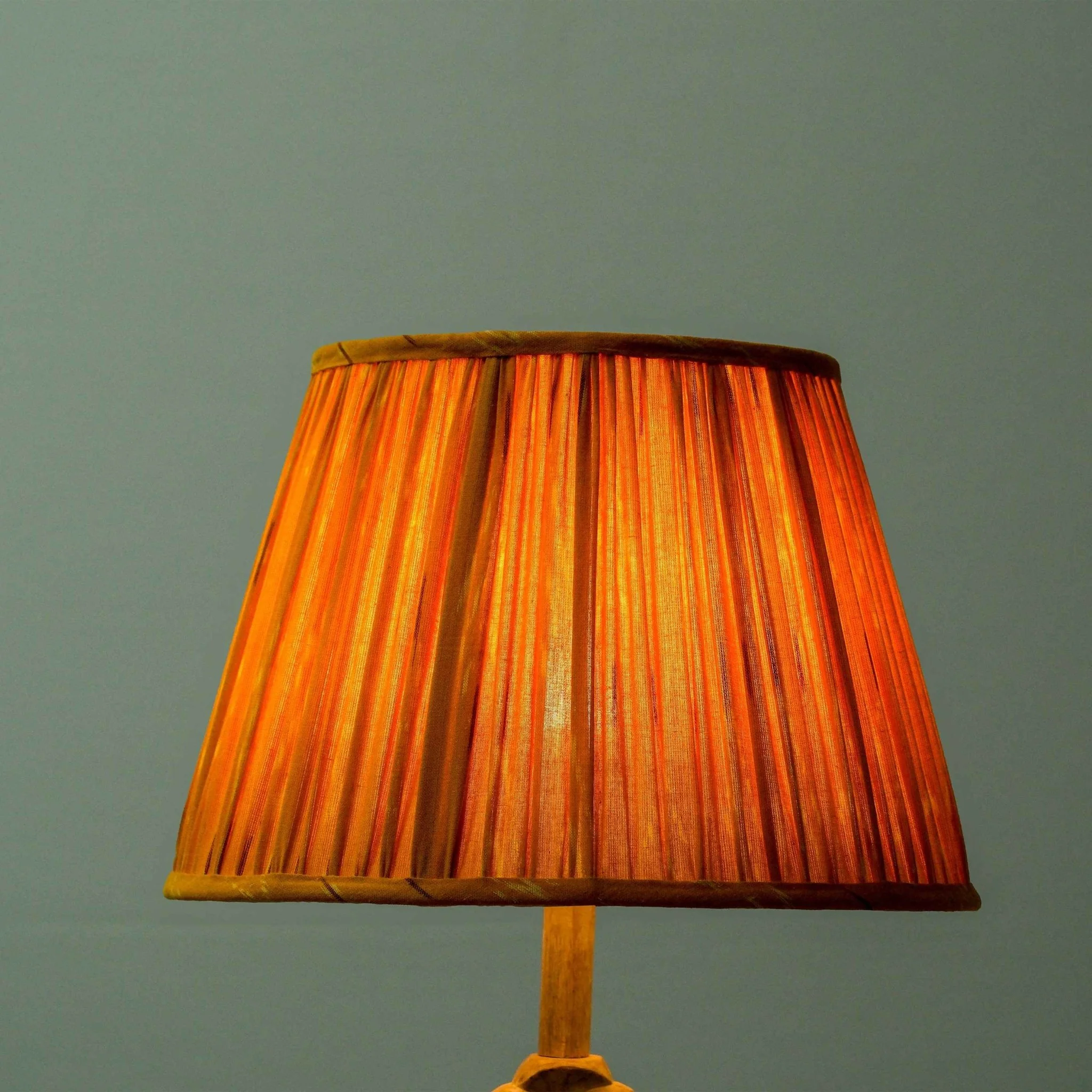 Orange Ikat Empire Lampshade - Image 2