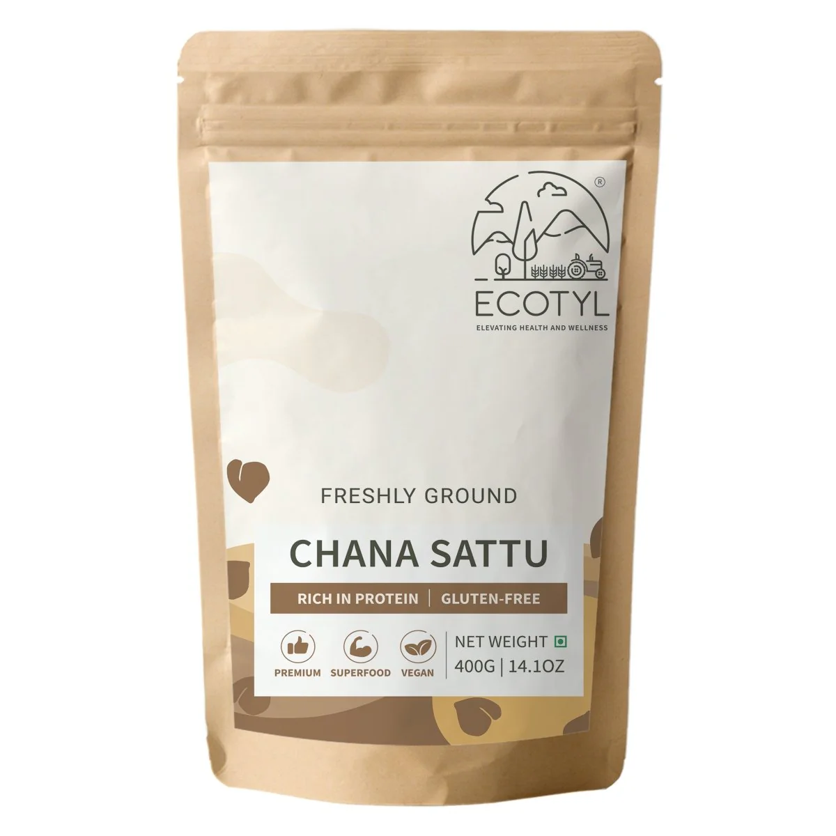 Sattu Atta-400g | Roasted Gram Flour | Plant Based Protein - Image 5