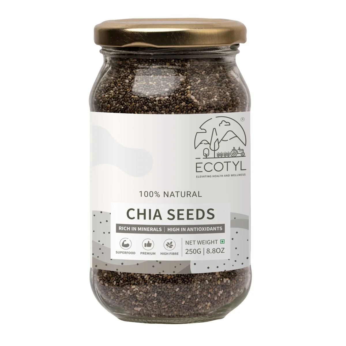 Chia Seeds | Raw | Rich in Antioxidants & Fibre | 250g - Image 5