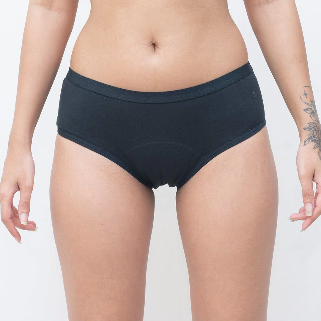 Organic Cotton Discharge Underwear- Hipster
