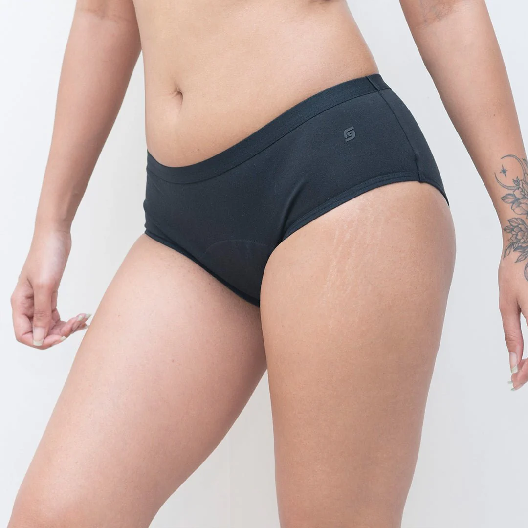 Organic Cotton Discharge Underwear- Hipster - Image 3