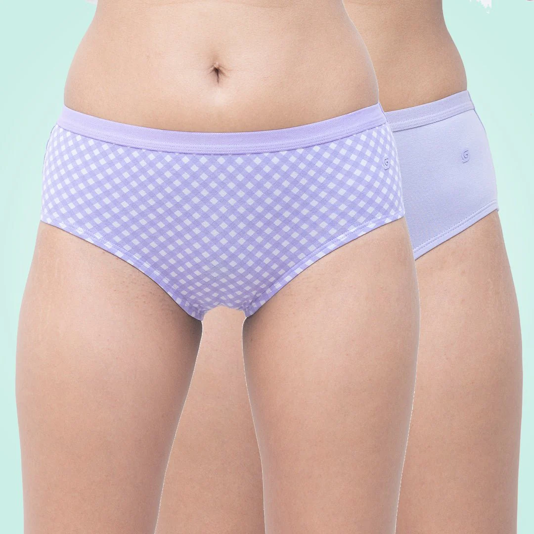 Organic Cotton Full Coverage Everyday Hipster Undies- Set of 2 - Image 3