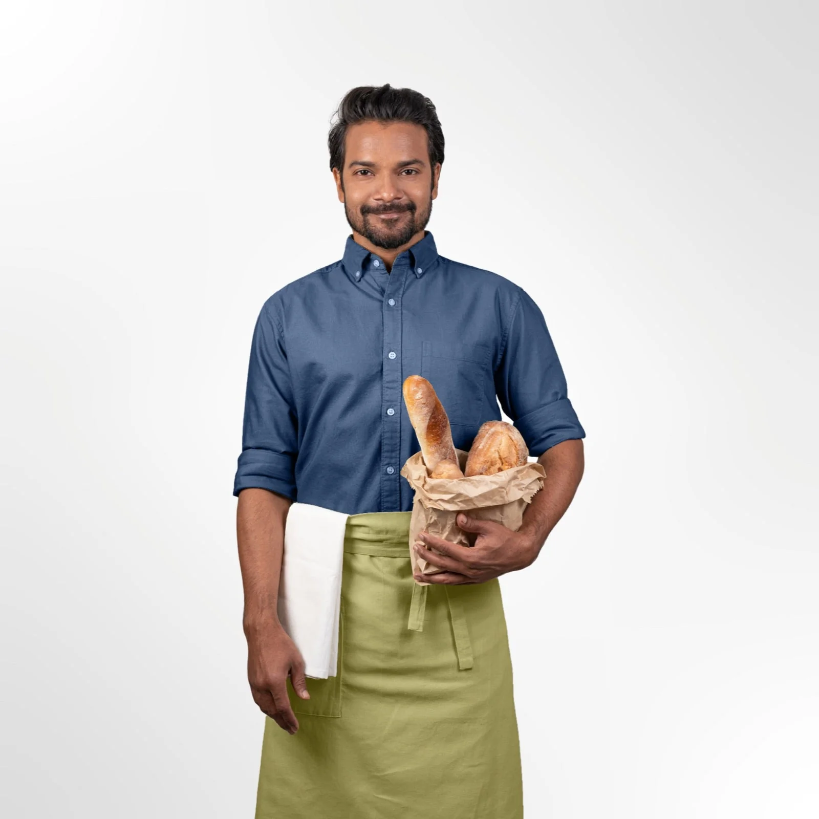 Organic Cotton Half Apron - Image 3