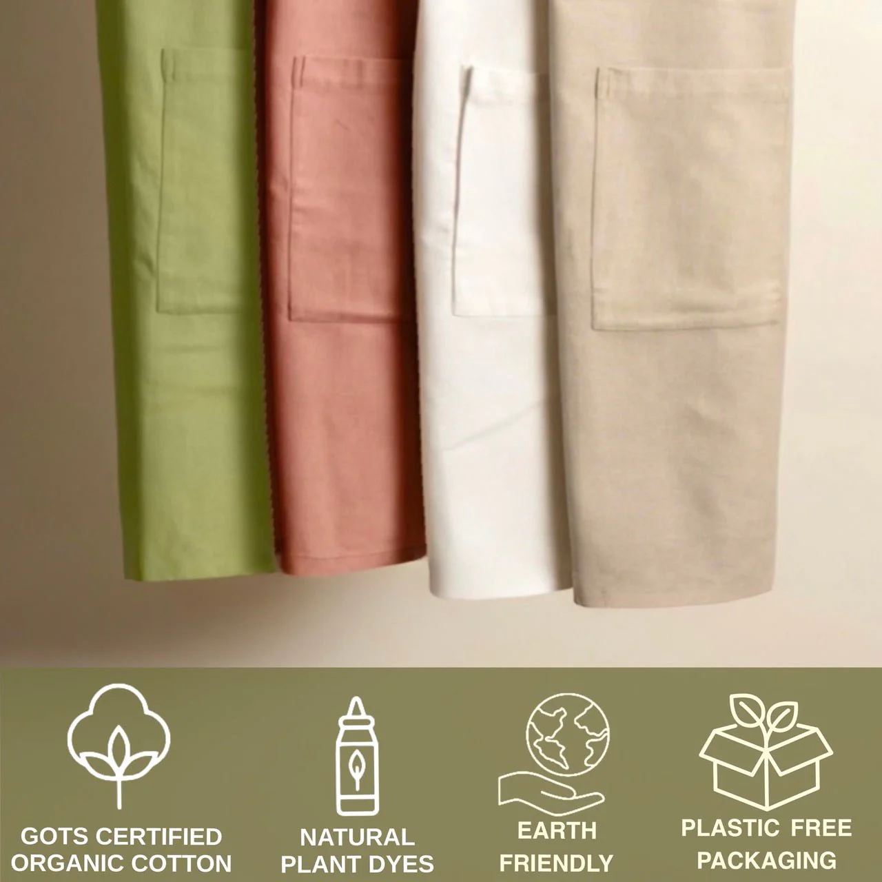 Organic Cotton Half Apron - Image 4