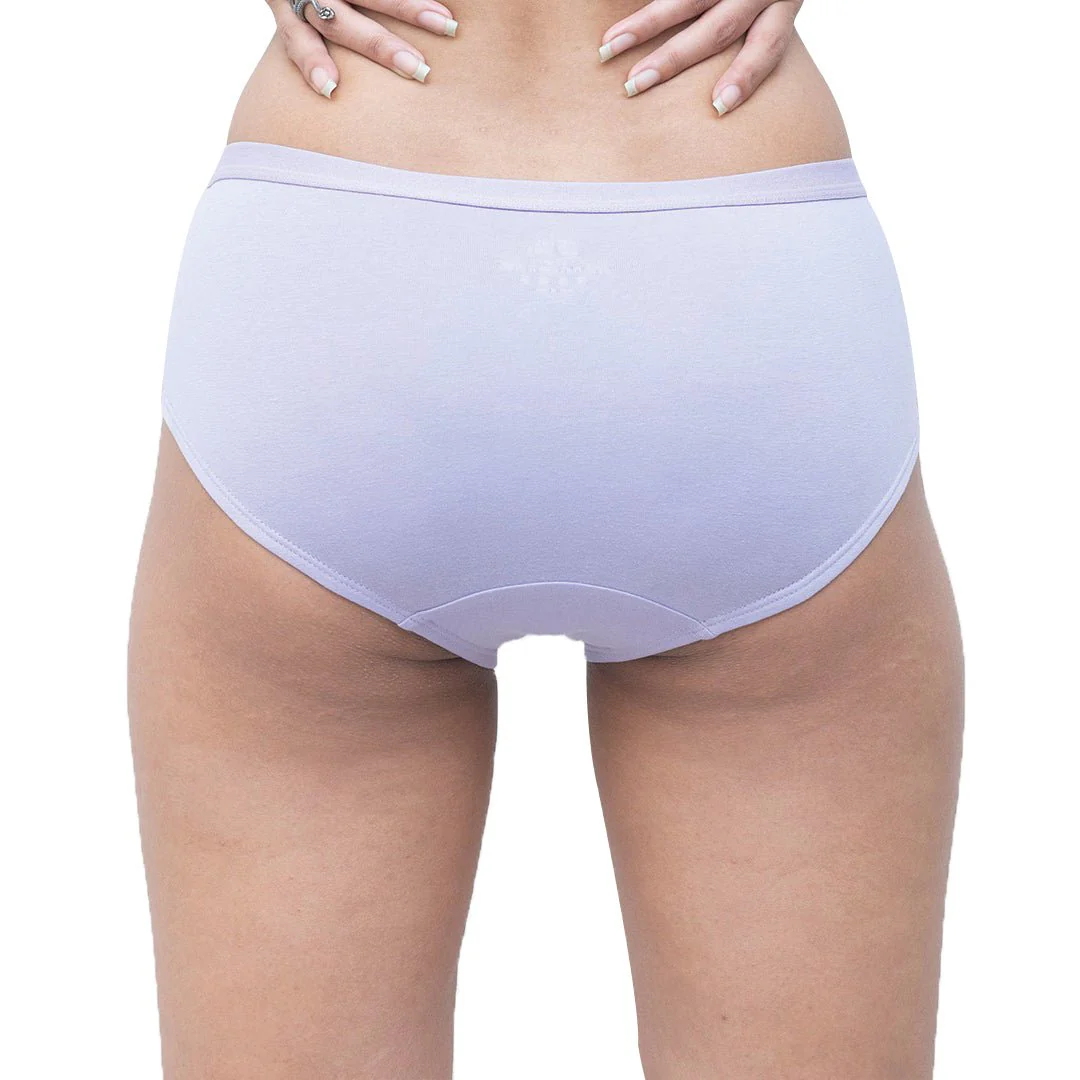 Organic Everyday Hipster Undies- Lavender- Set of 3 - Image 3