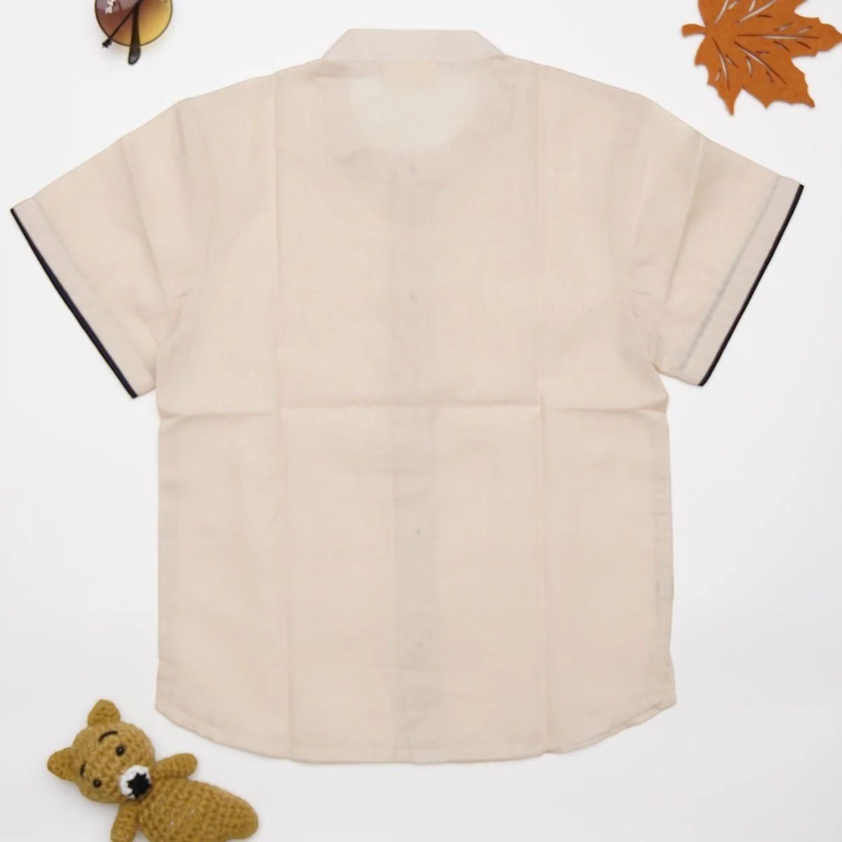 Cotton Shirt For Boys With Piping | Summerwear | Partywear for boys - Image 2