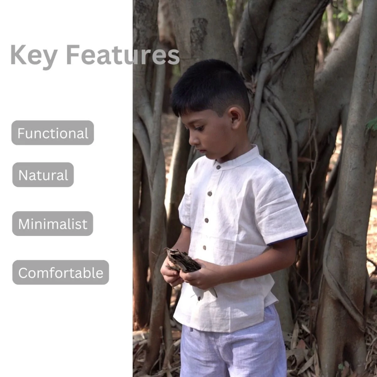 Cotton Shirt For Boys With Piping | Summerwear | Partywear for boys - Image 3