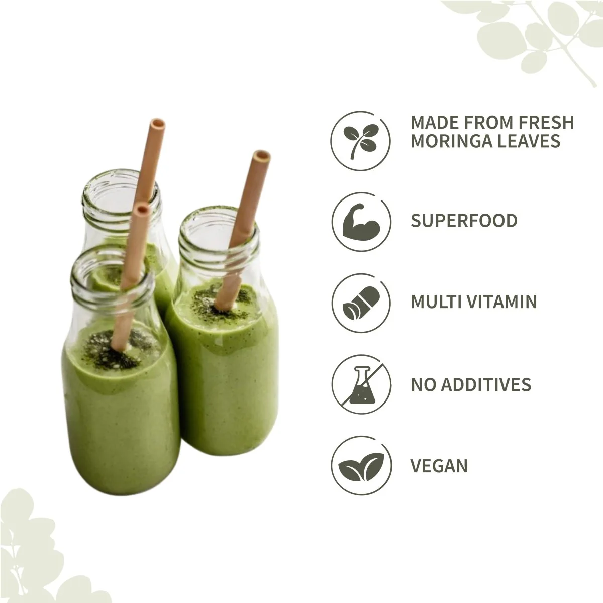 Natural Moringa Leaf Multi-Vitamin Powder- 150g - Image 3