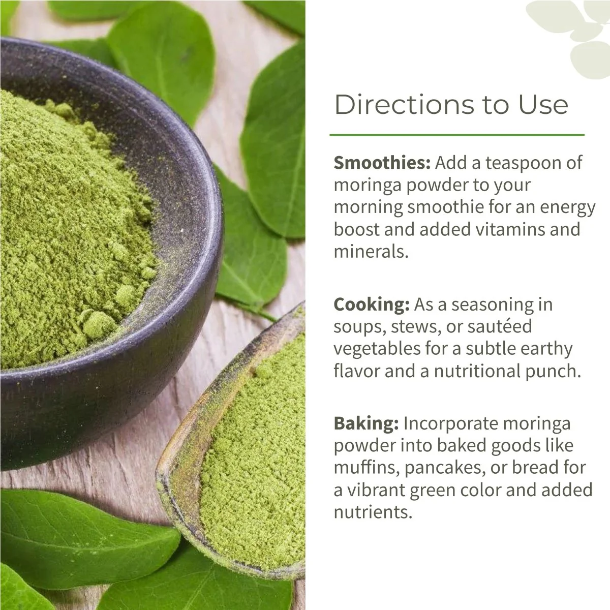 Natural Moringa Leaf Multi-Vitamin Powder- 150g - Image 4