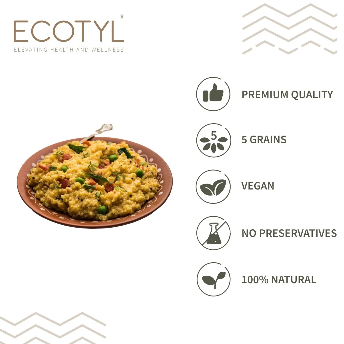 Multigrain Dalia- 500g | 5 Super Grains | Porridge - Image 2