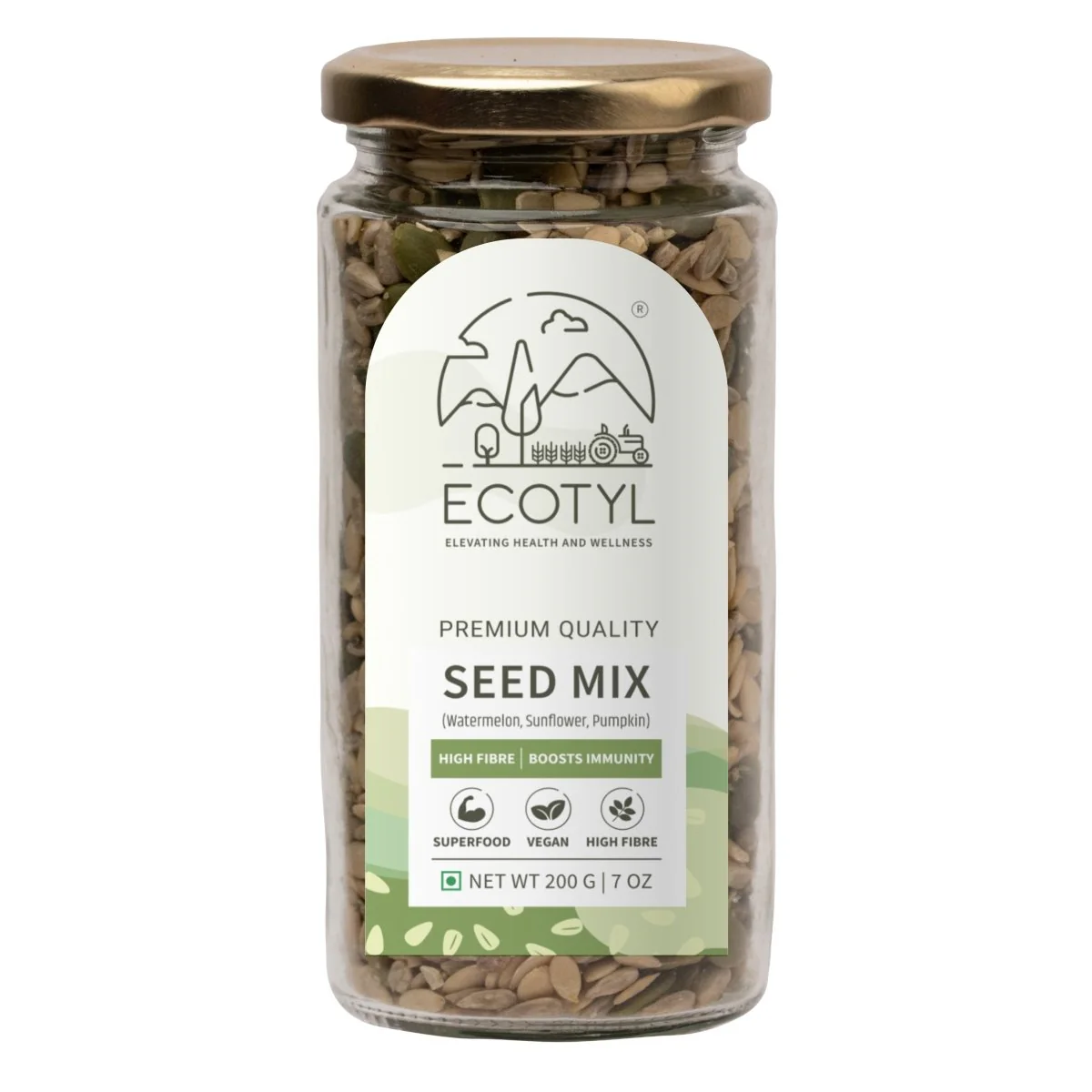 Seed Mix | Sunflower, Pumpkin, and Watermelon Seeds | Unroasted | 200g - Image 5