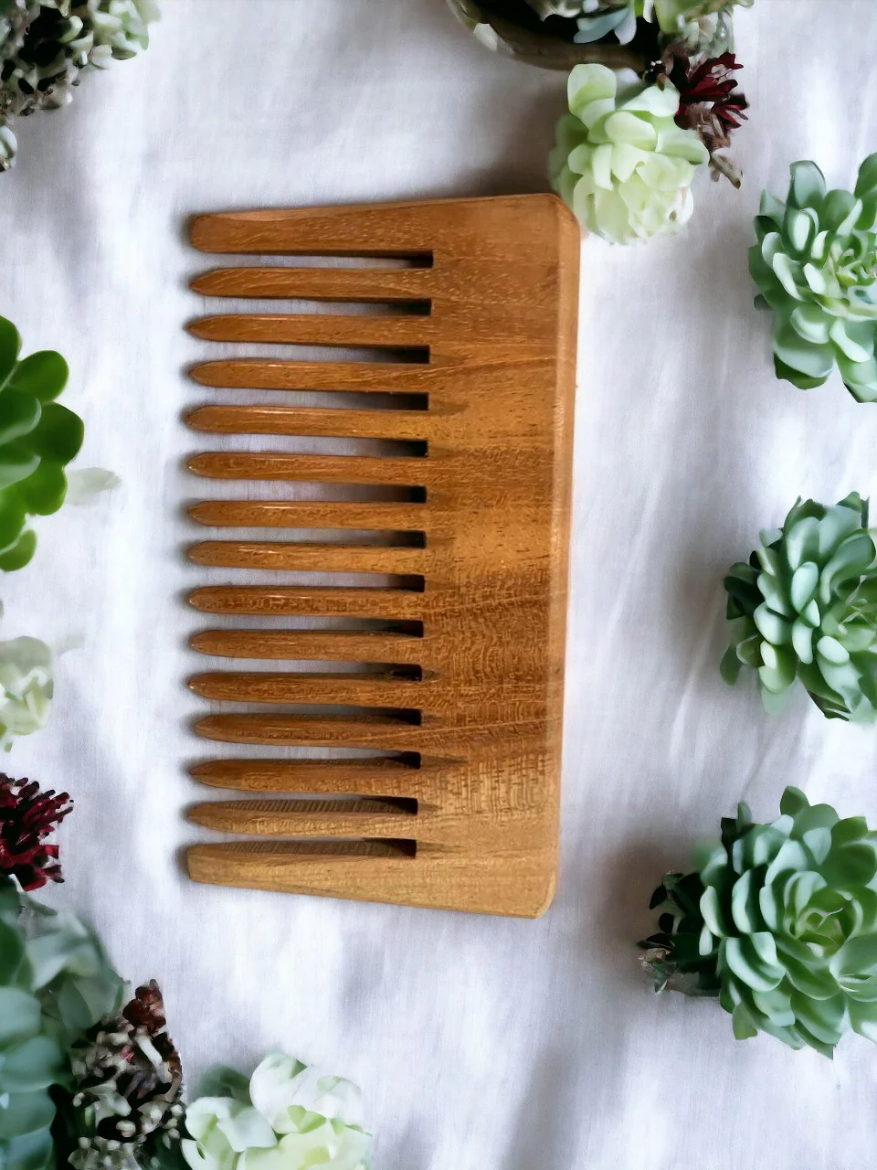 Organic Wooden (Neem Wood) Combs - Image 2