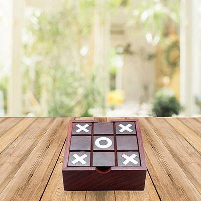 Noughts and Crosses Tic Tac Toe Solitaire 2-in-1 Travel Board Game - Image 6