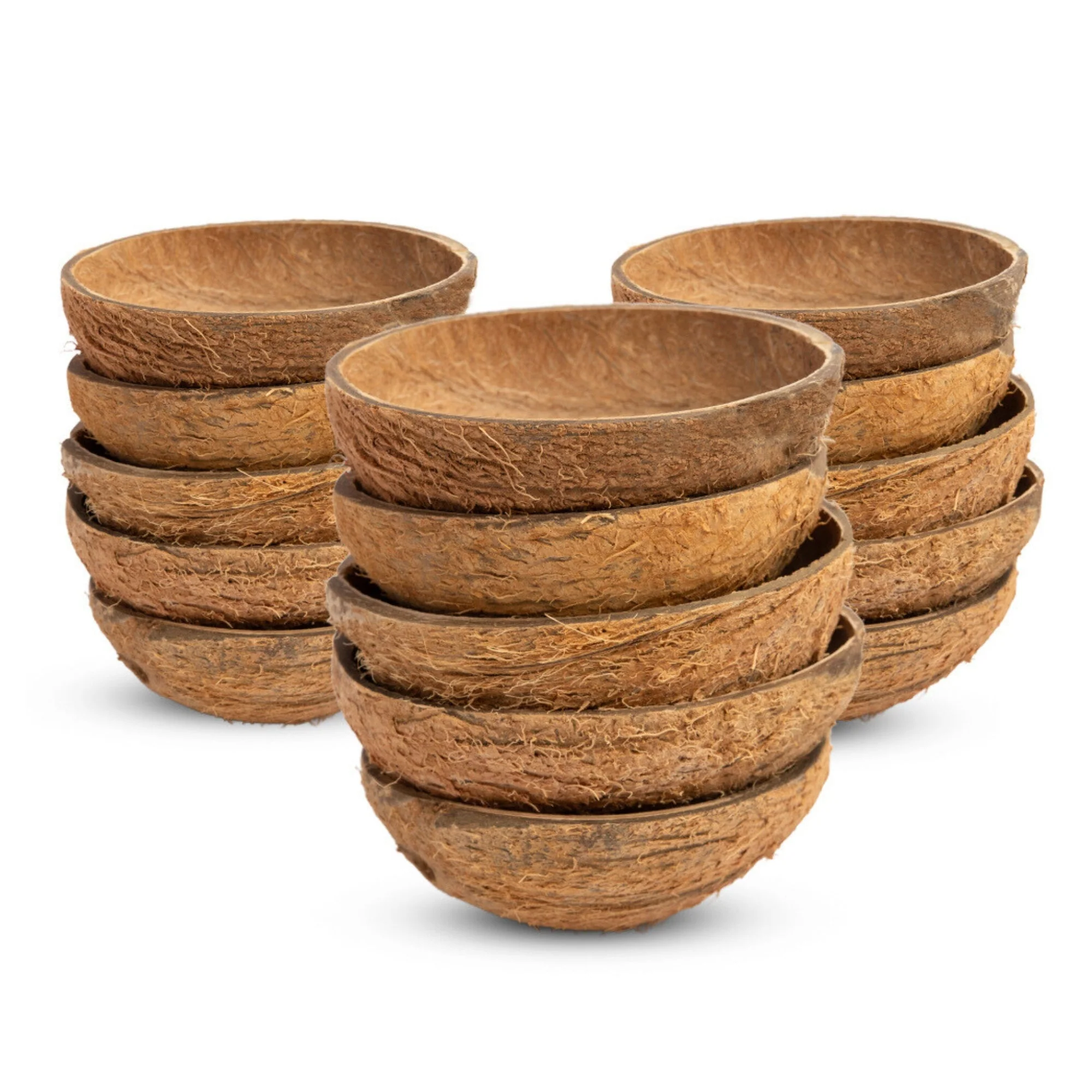 Oval Raw Coconut Shell Bowls (Pack of 15 | 150ml) - Image 5