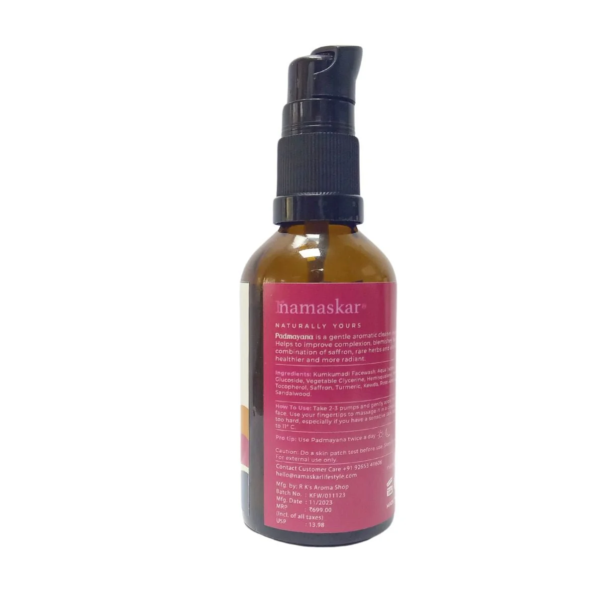 Padmayana - Kumkumadi Face Cleanser - Image 3
