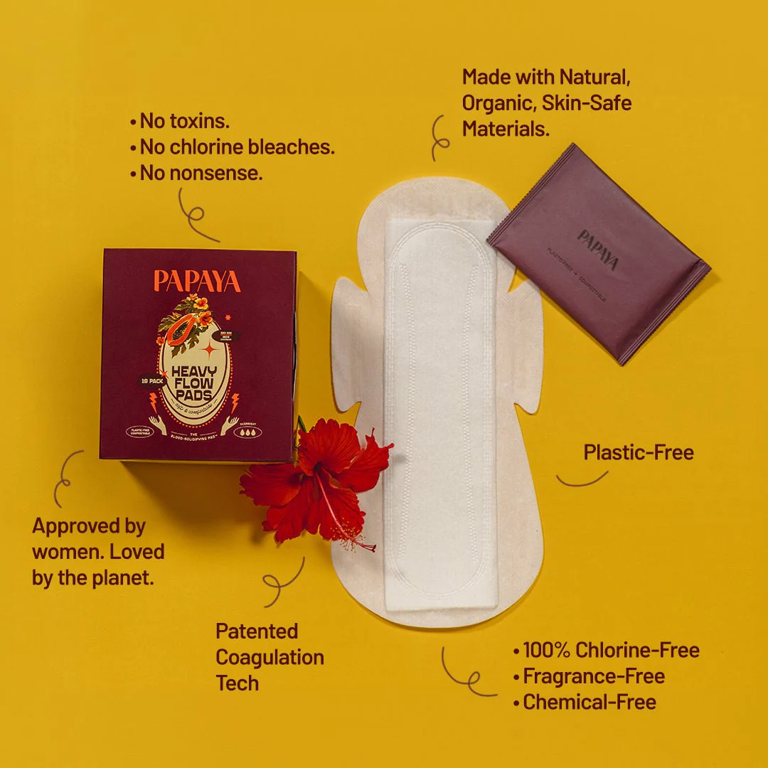 Heavy Flow Menstrual Pads | Pack of 18 - Image 2
