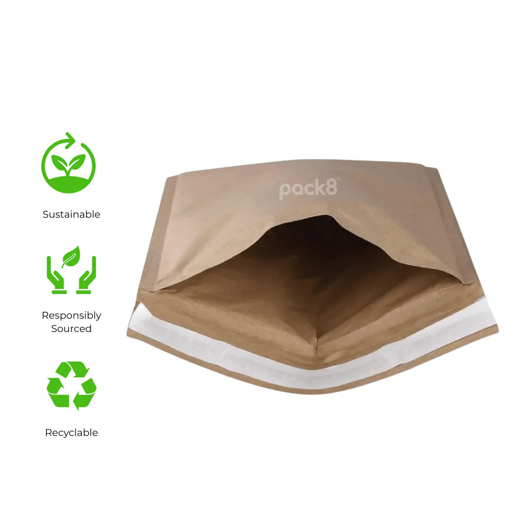 Paper Courier Envelopes for Packing | 12" x 16" - Pack of 50 - Image 4