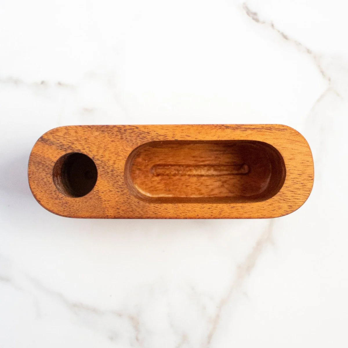 Pen Card Acacia Wood Holder - Image 4