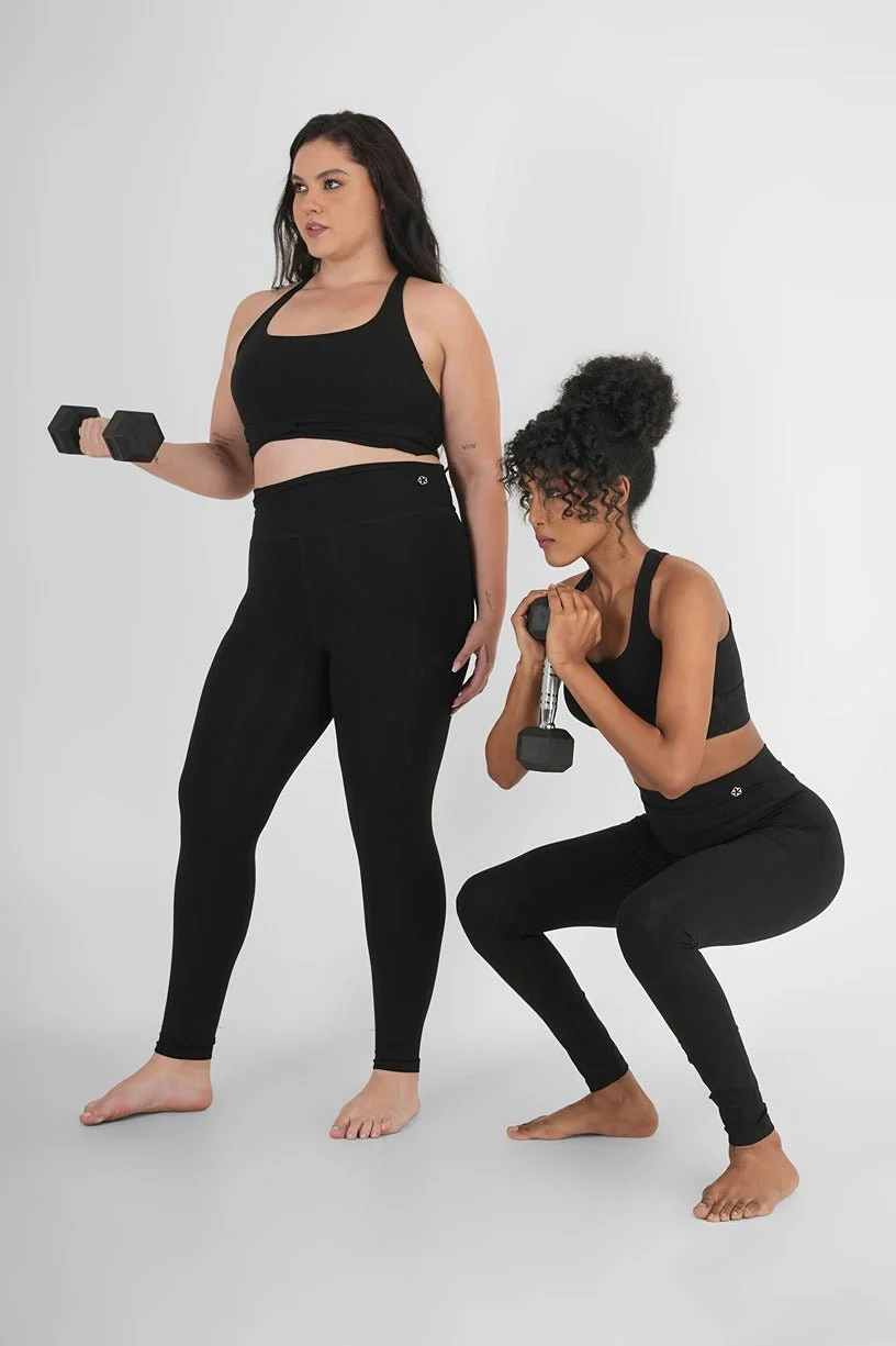 Perfect Fit Natural Fabric Black Legging - Image 3