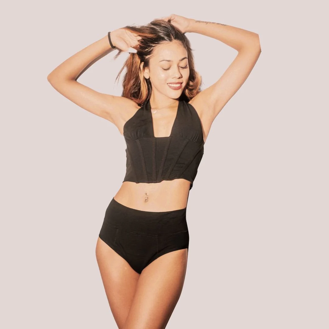 High Cut Reusable LeakProof Period Panty | Moderate to Heavy Flow