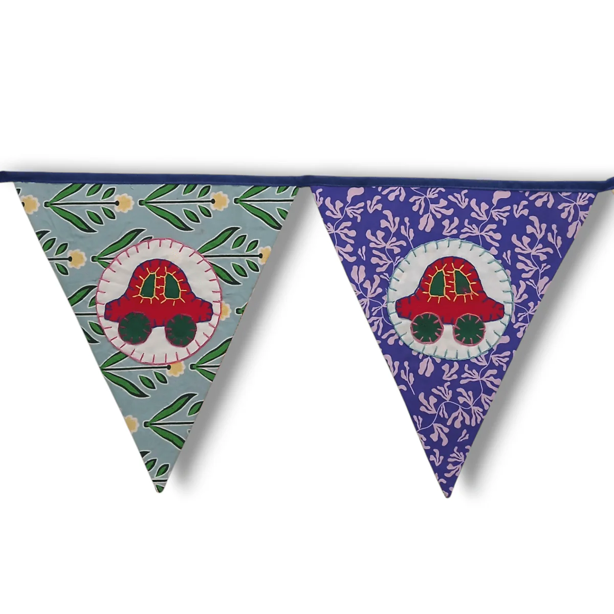 Personalized Name Banner with Cars Motifs (Triangle Flag) - Image 5