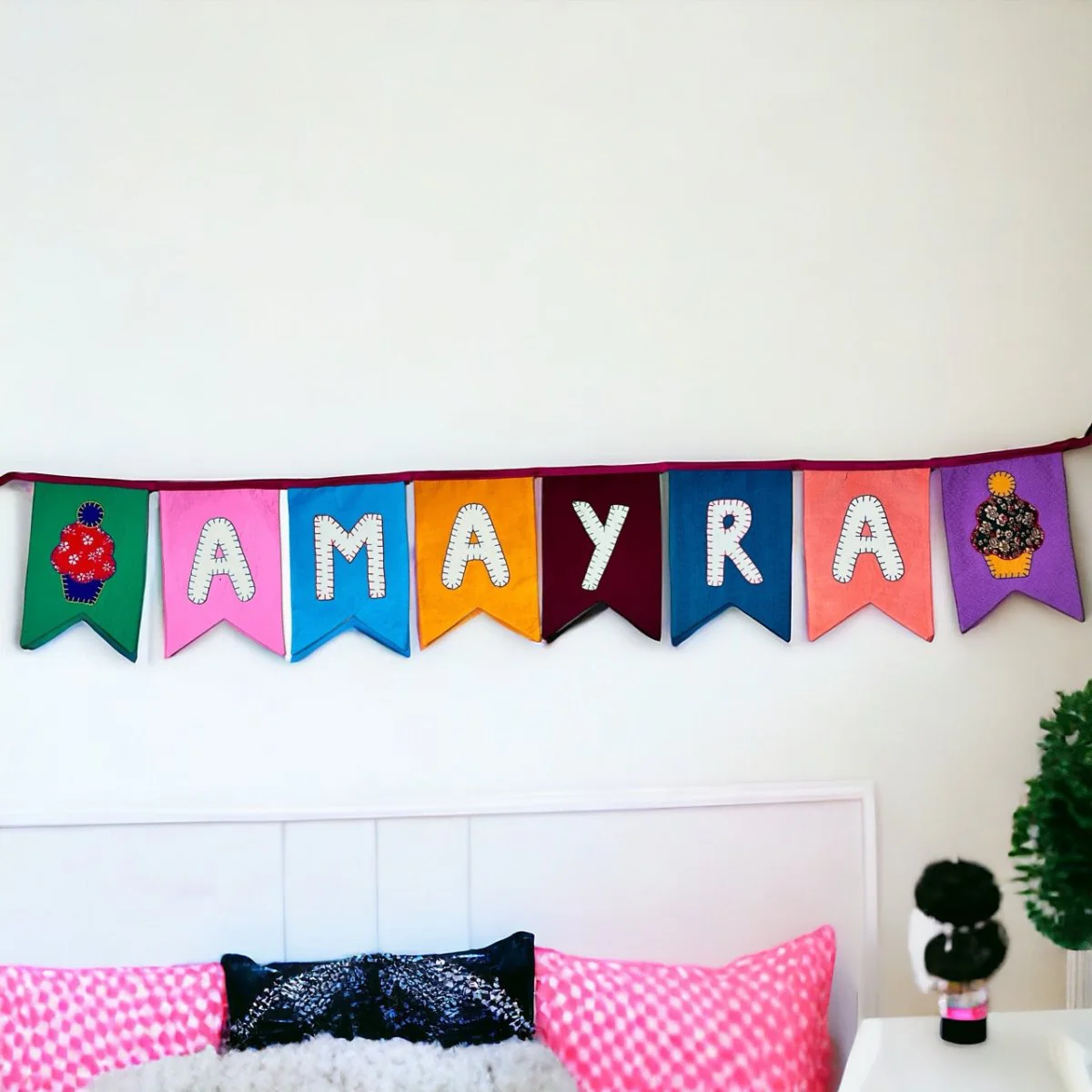 Personalized Name Bunting (Swallowtail Flag) - Image 3
