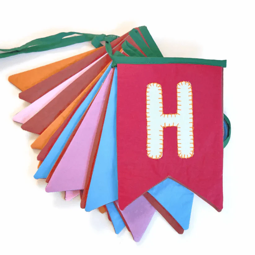 Personalized Name Bunting (Swallowtail Flag) - Image 4