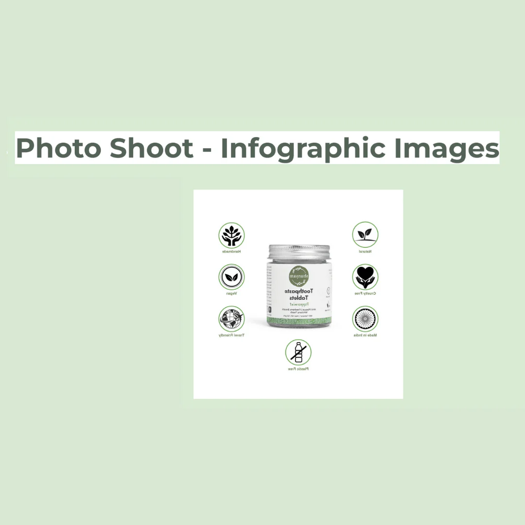 Product Photo Shoot - 3 Plain White Background Images + 2 Creative Flatlay + 1 Infographic - Image 2