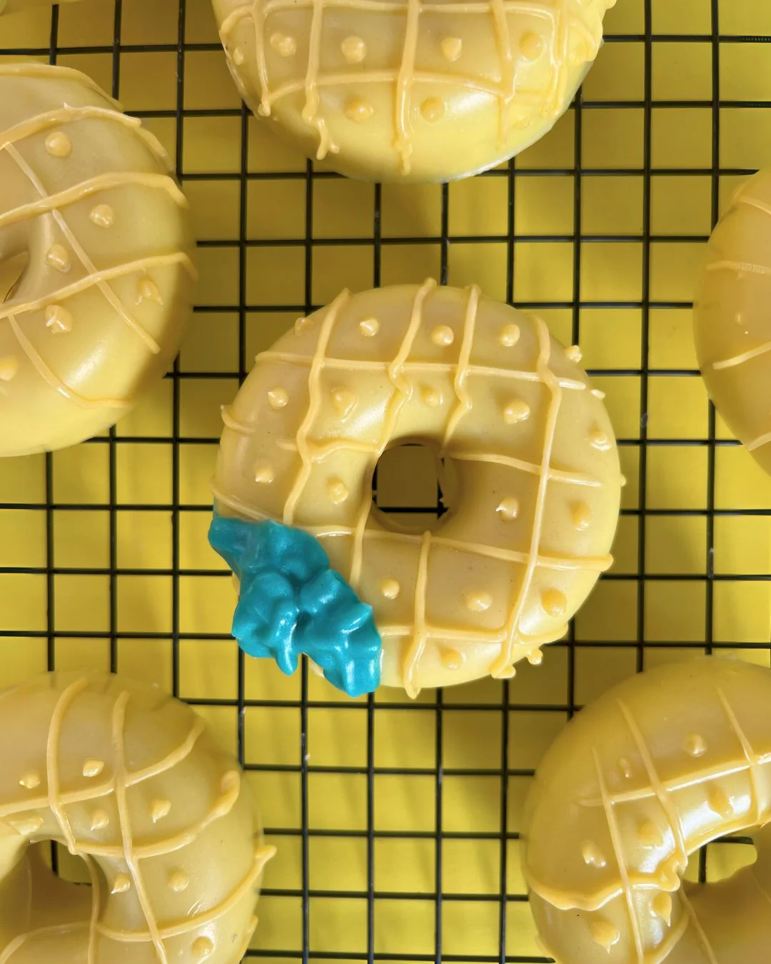 Pineapple Donut Soap | Handmade & Skin Safe