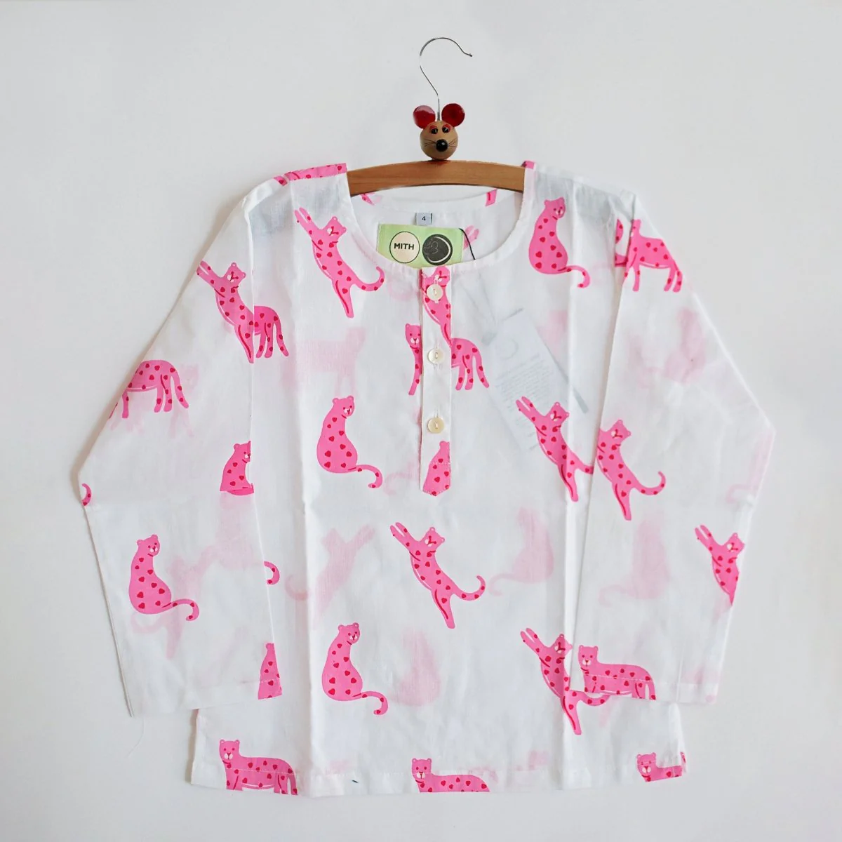 Pink Panther- Unisex Kids Cotton Nightwear - Image 2