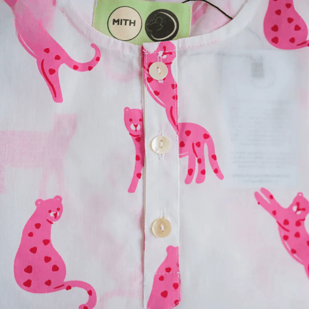 Pink Panther- Unisex Kids Cotton Nightwear - Image 6