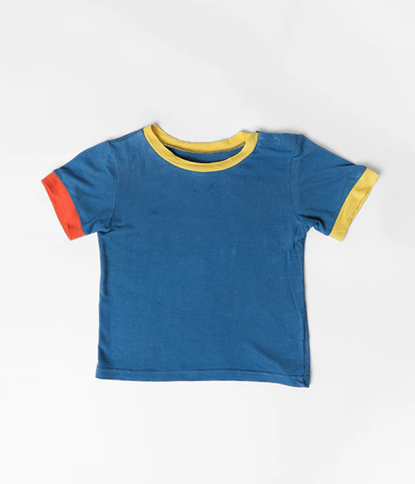 Herb Dyed Shoulder Open Baby T-Shirt | Play Tee