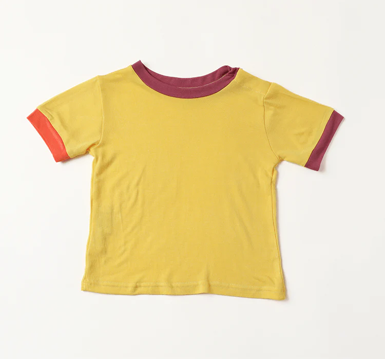 Herb Dyed Shoulder Open Baby T-Shirt | Play Tee - Image 3