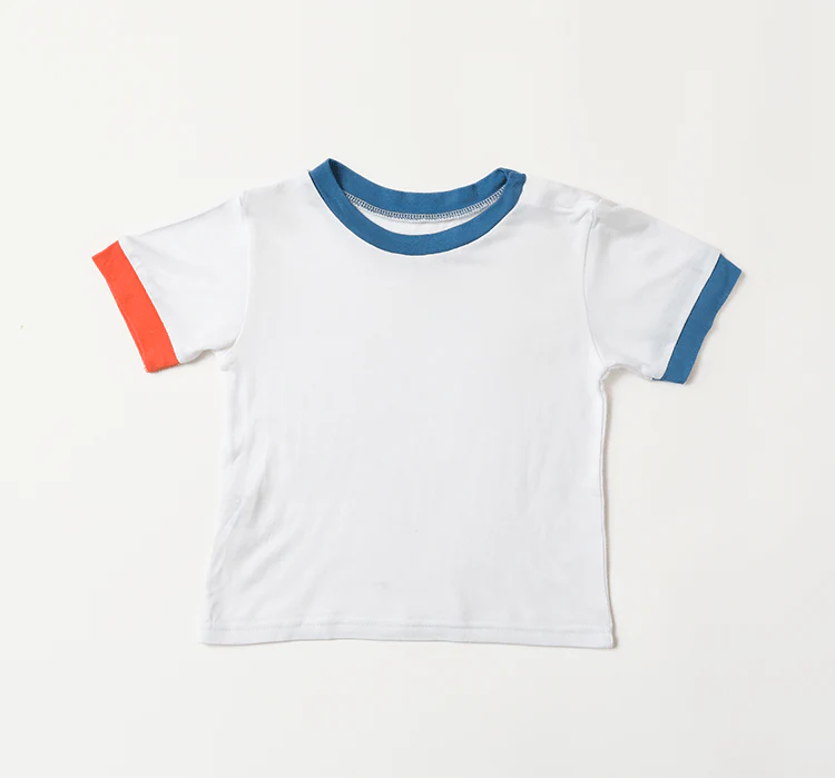 Herb Dyed Shoulder Open Baby T-Shirt | Play Tee - Image 4