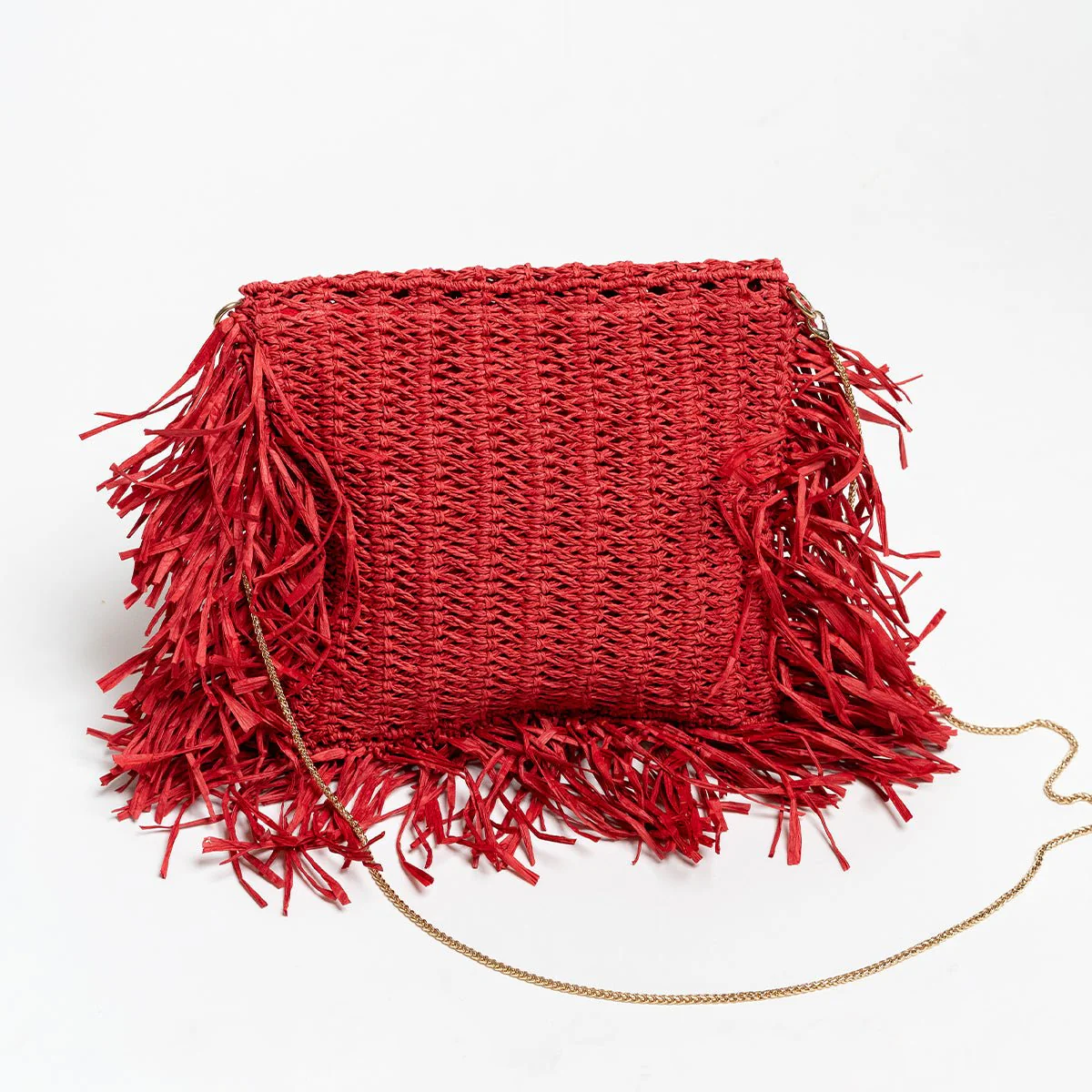 Poppy Raffia Bag | Handwoven Natural Raffia Everyday Bag - Image 5
