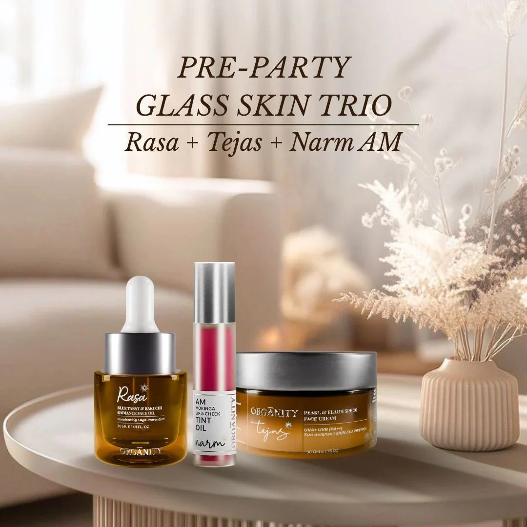 Pre-Party Glass Skin Glow Trio | Face Oil + SPF Cream + Tint - Image 7