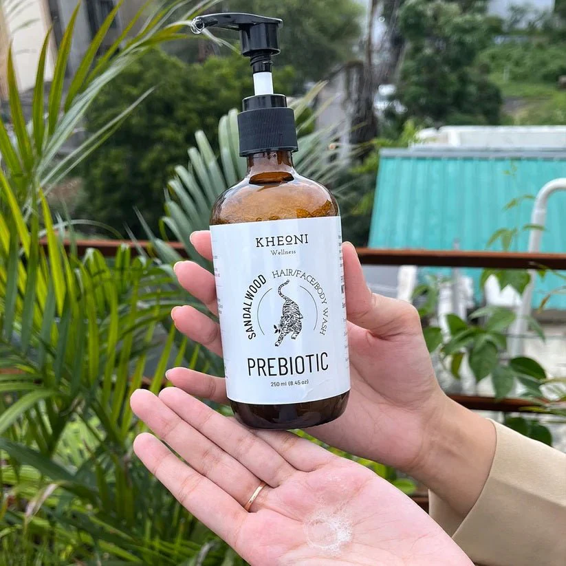 Prebiotic Sandalwood | 3-in-1 Hair, Face & Body Wash - Image 6