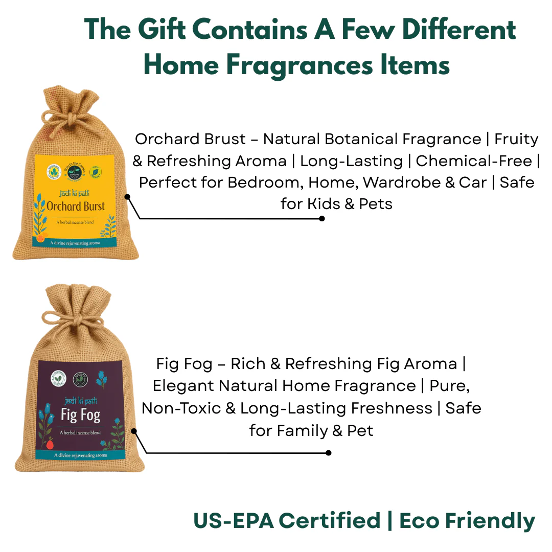 Premium Botanical Car Aroma Potli | Mystic Sugandha & Fig Fog | Pack of 2 - Image 4